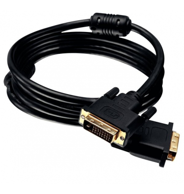 DVI Dual Link Kabel, 5,0m, schwarz