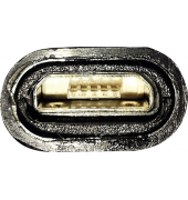 USB-C auf Micro USB Adapter, schwarz
