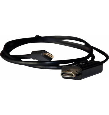 USB-C auf HDMI Kabel, 1,0m, schwarz