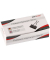 Foldbackklammern, schwarz, vernickelt 32mm lang