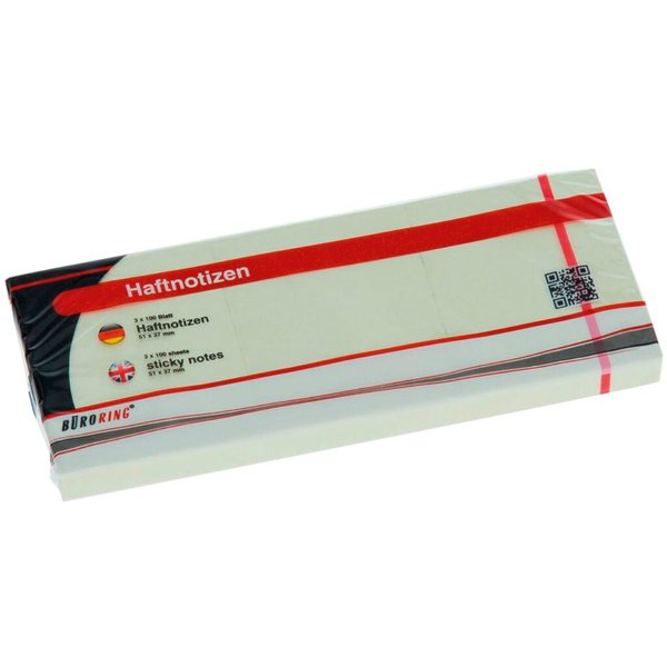 4016058020880 - Haftnotiz FSC pastellgelb 50x40mm 1x3 Blocks 4016058020880 133330