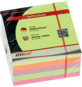 Haftnotiz FSC Würfel 75x75mm neon