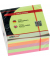 Haftnotizen 133337, 75x75mm, 5-farbig sortiert (gelb/orange/pink/rosa/gr&uuml;n), quadratisch