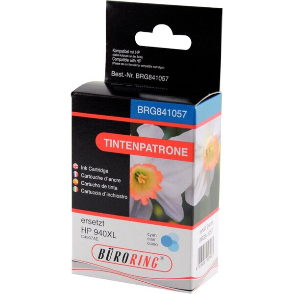4016058027087 - Tintenpatrone 940XL cyan für HP für Officejet Pro 8000 8500 4016058027087 BRG841057