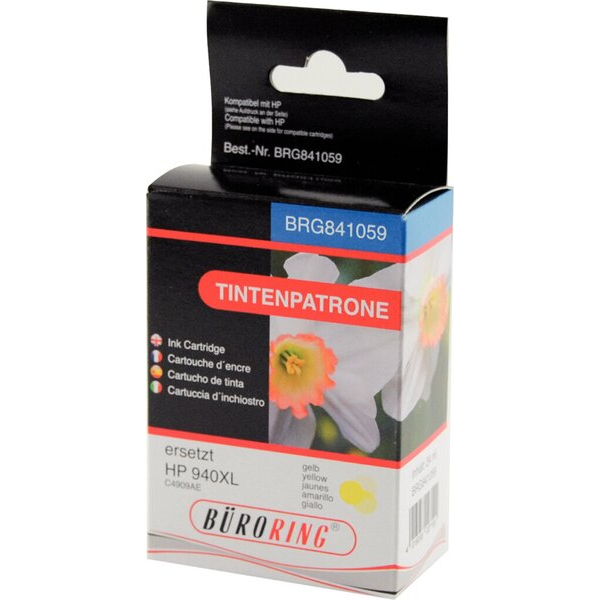4016058027100 - Tintenpatrone 940XL gelb für HP für Officejet Pro 8000 8500 4016058027100 BRG841059