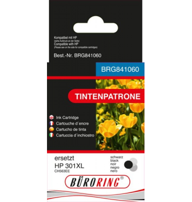 Druckerpatrone BRG841060 (kompatibel zu HP), schwarz, ca. 620 Seiten