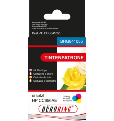 Druckerpatrone BRG841055 (kompatibel mit HP), cyan/magenta/yellow, ca. 410 Seiten