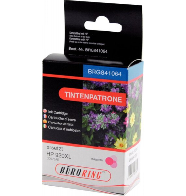 Druckerpatrone BRG841064 (kompatibel mit HP), magenta, ca. 815 Seiten