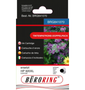 Druckerpatrone BRG841070 (kompatibel mit HP), schwarz, ca. 2x1715 Seiten schwarz