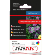 Druckerpatrone Clairalfa BRG841071 (kompatibel mit HP), farbig, ca. 2x960 Seiten/ 1x 945 Seiten