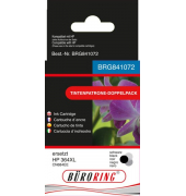Druckerpatrone BRG841072 (kompatibel mit HP), schwarz, ca. 2x730 Seiten