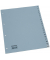 Büroring Register, 1-20, A4, PP-Folie, grau, 125 my