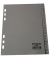 Kunststoffregister BRG620150, A bis Z, A5, graue Taben