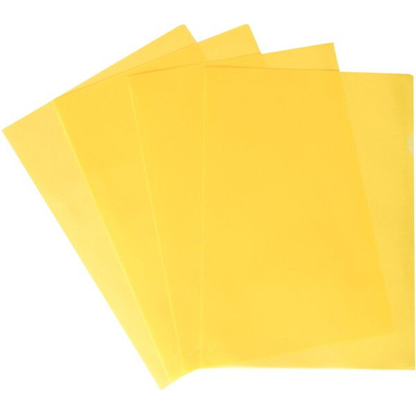 4016058028954 - Sichthüllen BRG620085 Standard A4 gelb transparent genarbt oben & rechts offen 012mm 4016058028954 Büroring 4016058028954 - Sichthüllen BRG620085 Standard A4 gelb transparent genarbt oben & rechts offen 012mm 4016058028954 Büroring