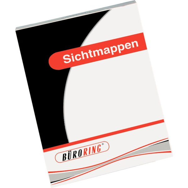 4016058029005 - Sichthüllen BRG620070 Standard A4 klar glatt oben & rechts offen 012 mm 4016058029005 Büroring