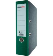 Ordner 201031GN, A4 80mm breit Karton schwarz/grün