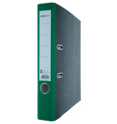 Ordner 201030GN, A4 50mm schmal Karton schwarz/grün