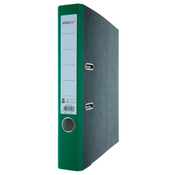 4016058032081 - Ordner 201030GN A4 50mm schmal Karton Wolkenmarmor grün 4016058032081 Büroring