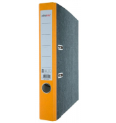 Ordner 201030GB, A4 50mm schmal Karton Wolkenmarmor gelb