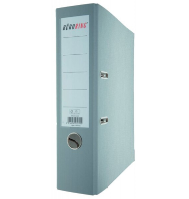 Ordner 201033GR, A4 80mm breit PP vollfarbig grau
