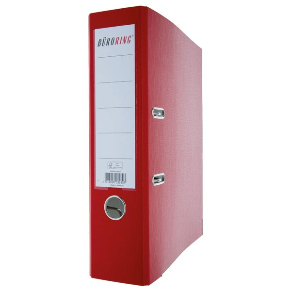 4016058032807 - Ordner 201033RT A4 80mm breit PP vollfarbig rot 4016058032807 Büroring