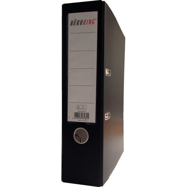 4016058032821 - Ordner 201033SW A4 80mm breit PP vollfarbig schwarz 4016058032821 Büroring