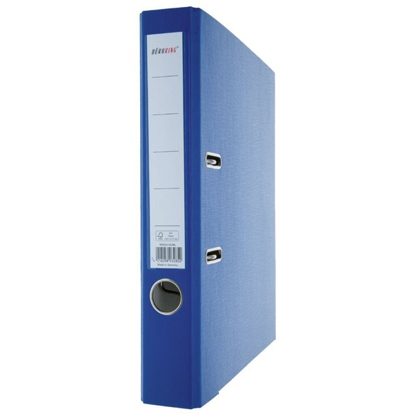 4016058032852 - Ordner 201032BL A4 50mm schmal PP vollfarbig blau 4016058032852 Büroring