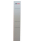 Ordner Rückenschild, selbstklebend, schmal, weiß, 190x34mm
