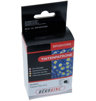 Tintenpatrone schwarz für Canon Pixma MP240, MP260