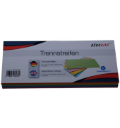 Trennstreifen BRG660599 farbig sortiert 190g gelocht 24x10,5cm 