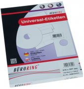 Etiketten 500027, wei&szlig;, 210x297mm, rechteckig