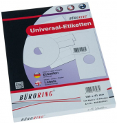 Etiketten 500055, wei&szlig;, 105x41mm, rechteckig