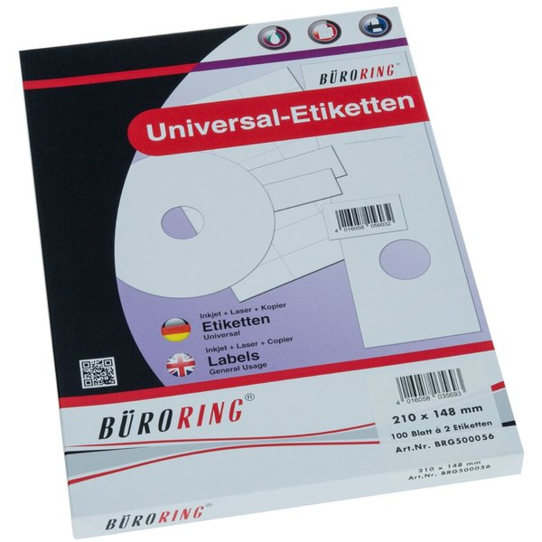 4016058035693 - Etiketten 210 x 148 mm weiß 200 Stück 4016058035693 4016058035693 - Etiketten 210 x 148 mm weiß 200 Stück 4016058035693