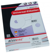 CD Etiketten Ø 117 mm weiß