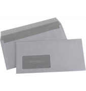 Briefumschläge 307110 Din Lang mit Fenster haftklebend 80g weiß 
