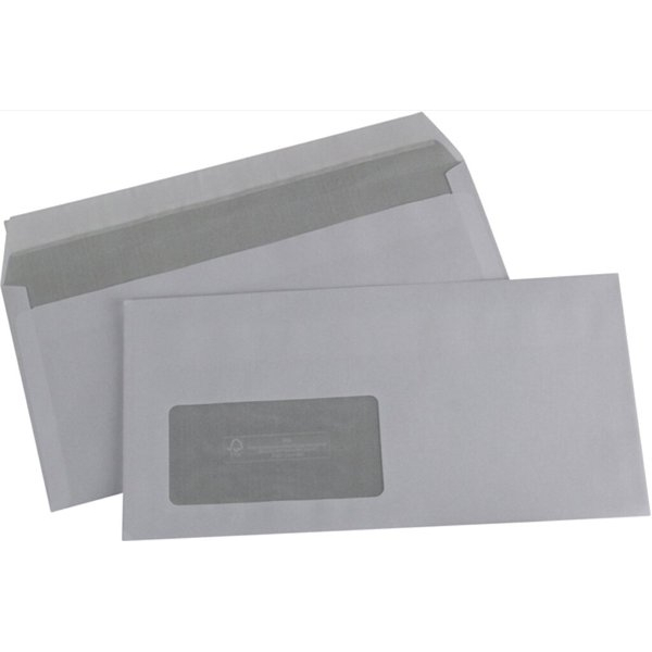 4016058035952 - Briefumschlag 307110 Din Lang mit Fenster haftklebend 80g weiß 4016058035952 1000 Stück