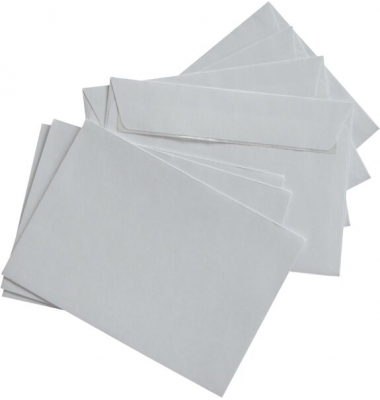 Briefumschlag 307111, Din Lang, ohne Fenster, haftklebend, 80g, weiß
