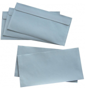 Briefumschlag 307133, Din Lang, ohne Fenster, haftklebend, 80g, weiß