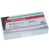 Briefumschlag 307107, Din Lang, ohne Fenster, haftklebend, 72g, weiß