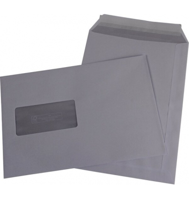 Versandtaschen C5 mit Fenster haftklebend 90g weiß