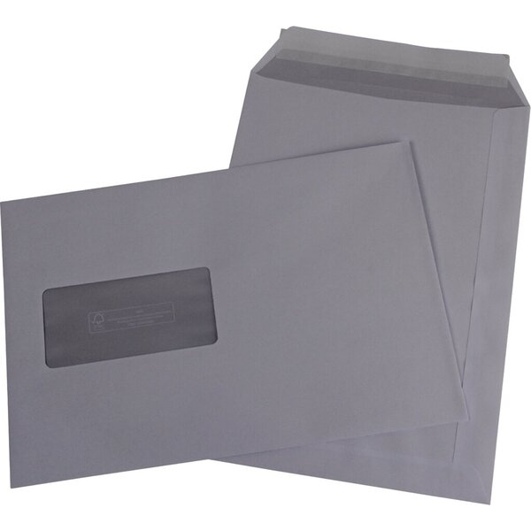 4016058036201 - Versandtaschen 307214 C5 mit Fenster haftklebend 90g weiß 4016058036201 500 Stück