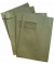 Faltentaschen C4 mit Fenster 20mm Falte haftklebend 120g braun