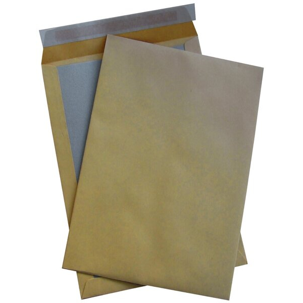 4016058036430 - Versandtaschen C4 ohne Fenster mit Papprückwand haftklebend 110g braun 4016058036430 125 Stück