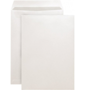 Versandtaschen B4 ohne Fenster haftklebend 120g weiß