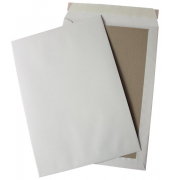 Versandtaschen B4 ohne Fenster mit Papprückwand haftklebend 120g weiß