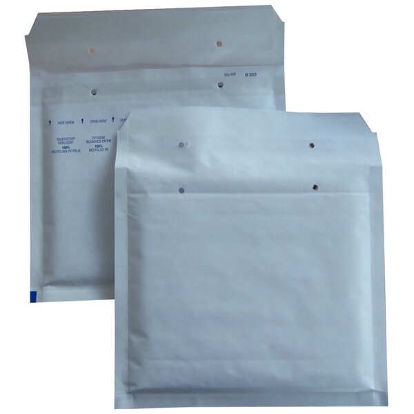4016058036799 - Luftpolstertasche CD weiß innen 175x200mm 4016058036799 307663 100 Stück 4016058036799 - Luftpolstertasche CD weiß innen 175x200mm 4016058036799 307663 100 Stück