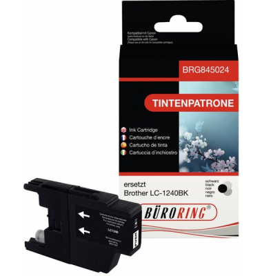 Tintenpatrone schwarz für Brother DCP J525W, J725DW, J925DW, MFC J430W
