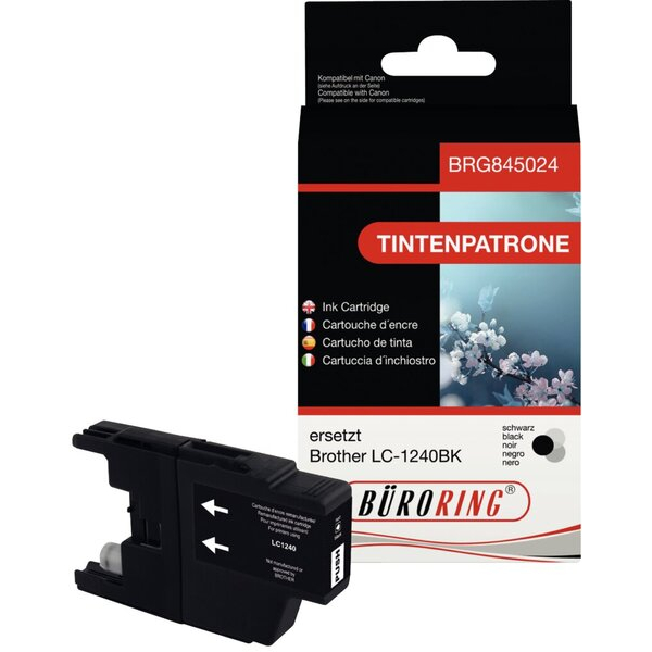 4016058038076 - Tintenpatrone schwarz für Brother DCP J525W J725DW J925DW MFC J430W 4016058038076 BRG845024