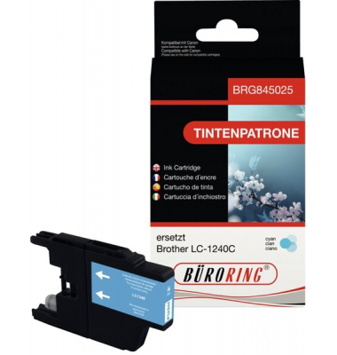 Tintenpatrone cyan für Brother DCP J525W, J725DW, J925DW, MFC J430W