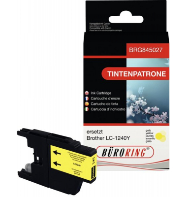 Tintenpatrone gelb für Brother DCP J525W, J725DW, J925DW, MFC J430W